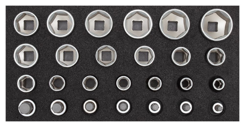 Produktbild GEDORE Steckschlüssel Satz 1/2 Zoll 2/6 CT-Modul 26 teilig R22150009