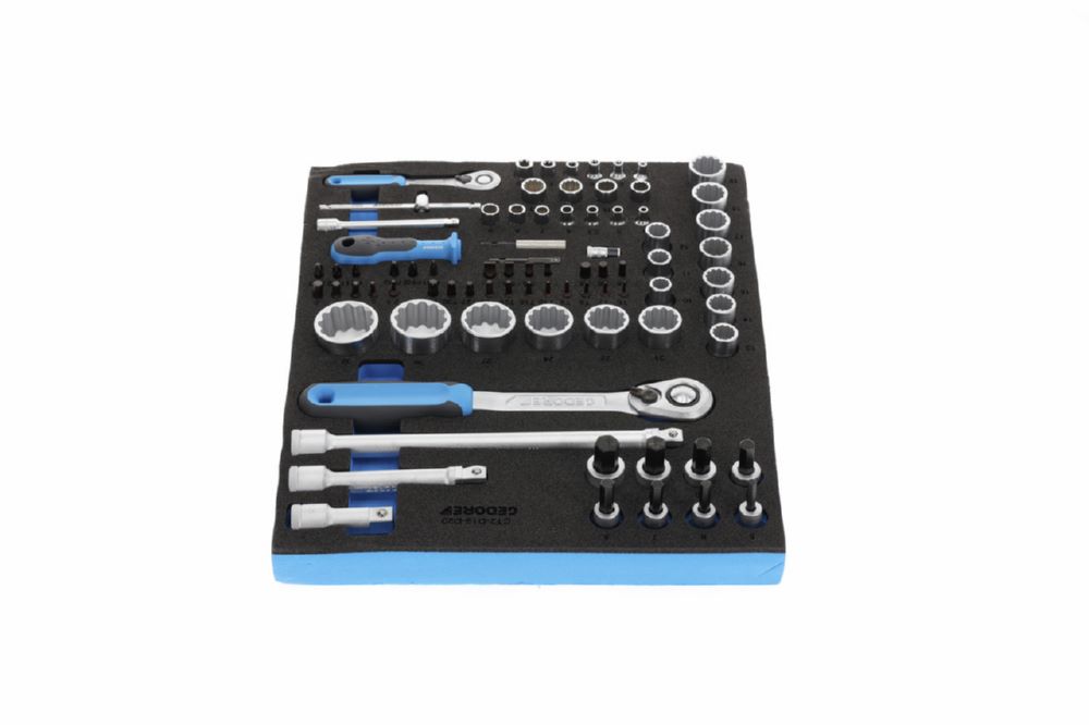 Produktbild TS CT2-D19-D20 Steckschlüssel-Sortiment 1/4"+1/2" in 2/4 Check-Tool-Modul bild 4