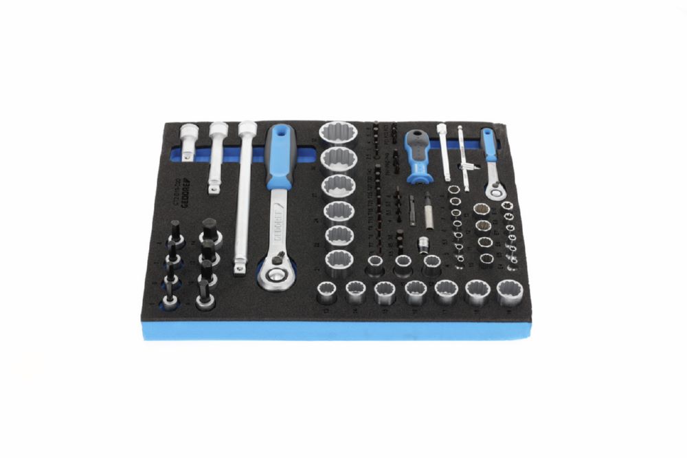 Produktbild TS CT2-D19-D20 Steckschlüssel-Sortiment 1/4"+1/2" in 2/4 Check-Tool-Modul bild 5