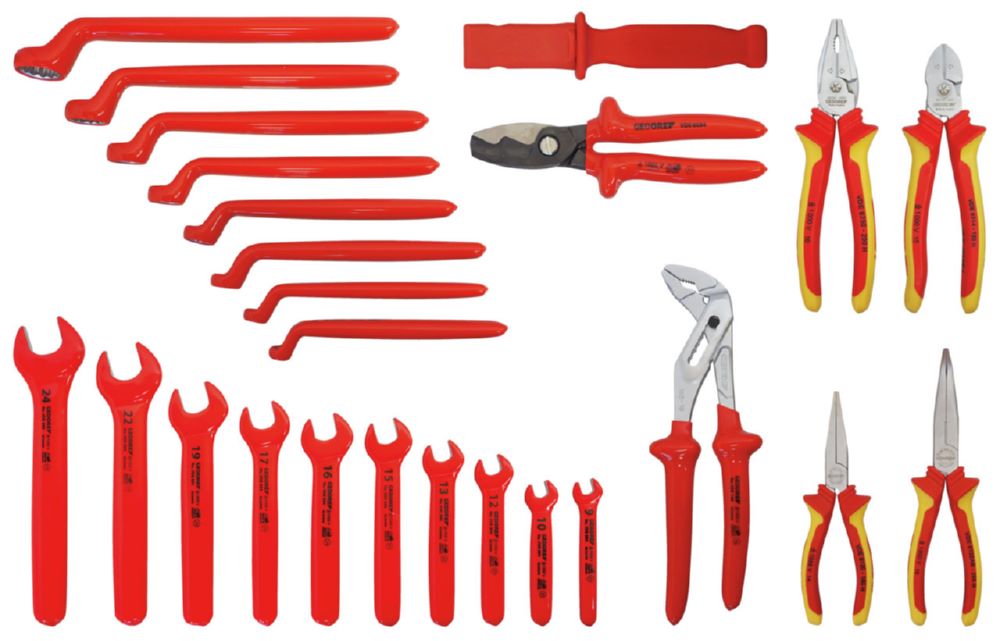 Produktbild KL-4600-200-2 VDE-Werkzeugsortiment, Zangen + Schraubenschlüssel bild 2