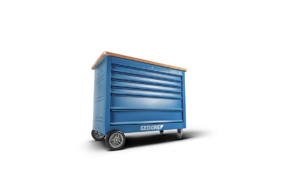 Produktbild KL-4999-120 A Werkstatt-/Montagewagen mit 4 Schubladen bild 2