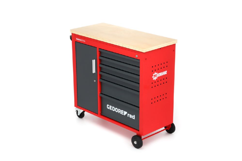 Produktbild R20400006 Werkstattwagen MECHANIC PLUS + 6 Schubladen 988x431x935 mm bild 2