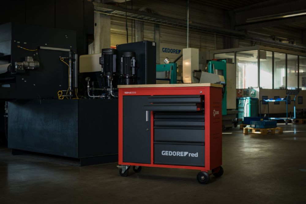 Produktbild R20400006 Werkstattwagen MECHANIC PLUS + 6 Schubladen 988x431x935 mm bild 9