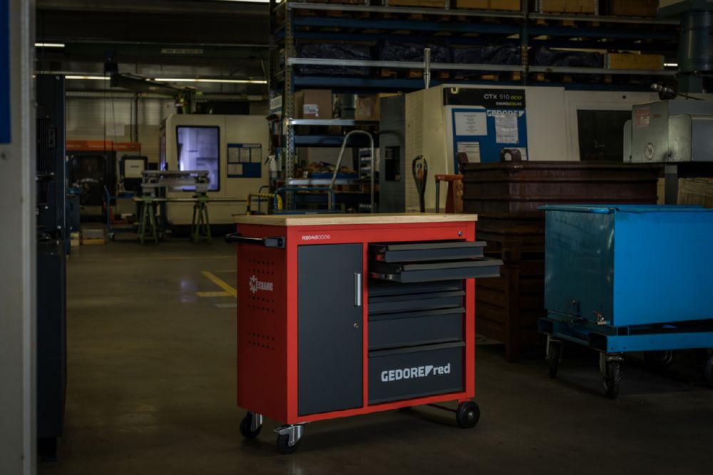 Produktbild R20400006 Werkstattwagen MECHANIC PLUS + 6 Schubladen 988x431x935 mm bild 10