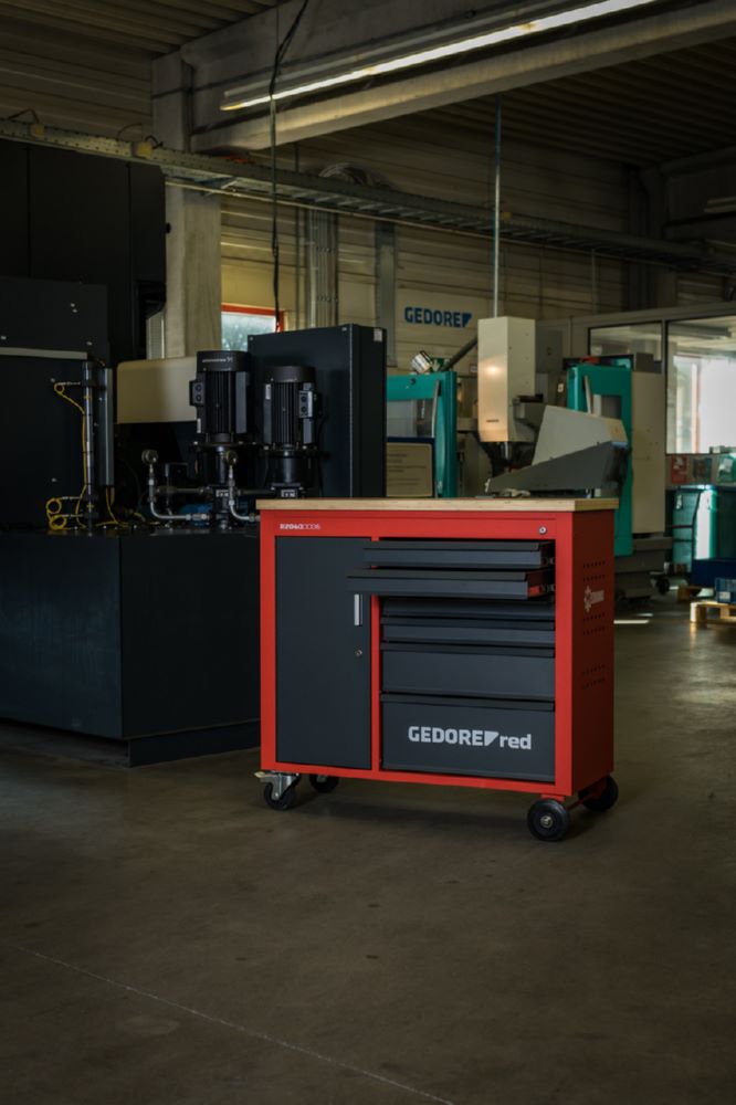 Produktbild R20400006 Werkstattwagen MECHANIC PLUS + 6 Schubladen 988x431x935 mm bild 12