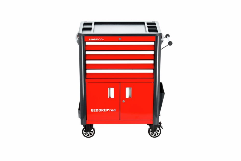 Produktbild GEDORE Werkstattwagen WINGMAN 4 Schubladen 1034x724x470 mm R20200004