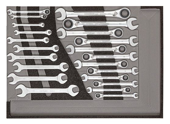 Produktbild R21560005 Werkzeugsatz im Werkstattwagen MECHANIC schwarz 129-teilig bild 3