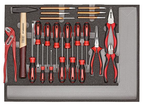 Produktbild R21560005 Werkzeugsatz im Werkstattwagen MECHANIC schwarz 129-teilig bild 4