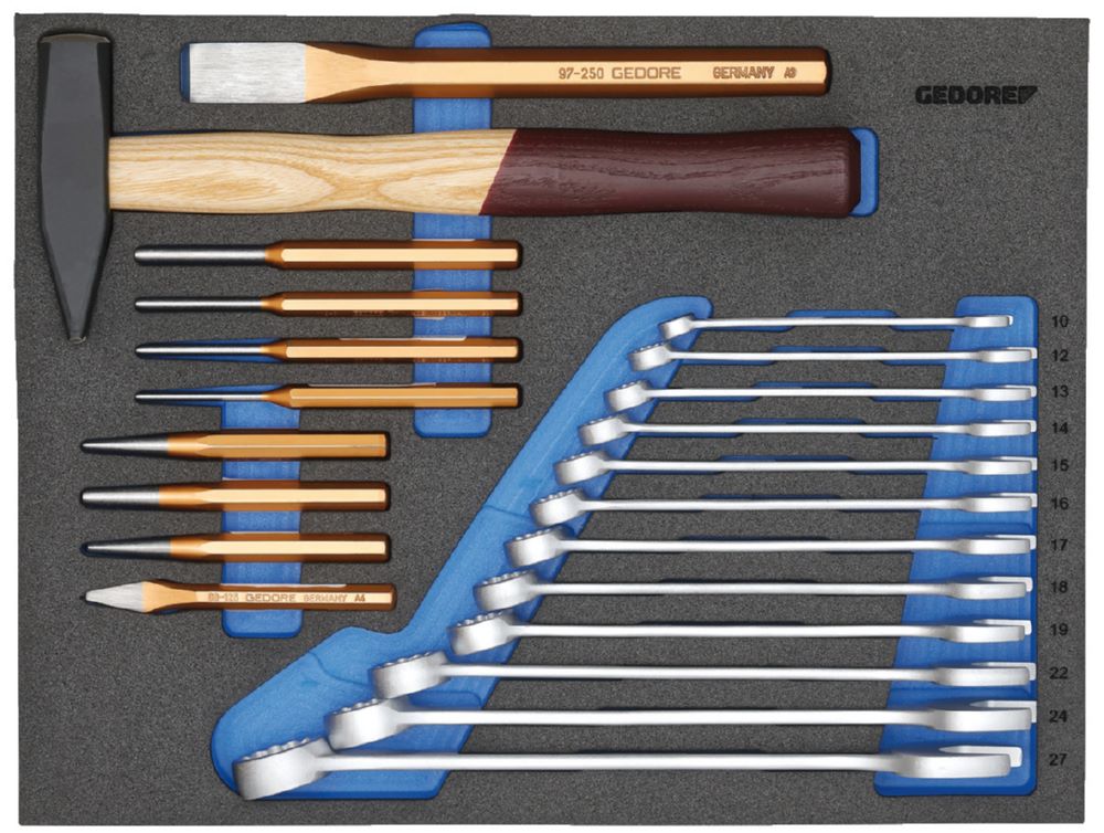 Produktbild GEDORE Werkzeugsortiment in CT-Modul 22 teilig 1110 CTB2-01