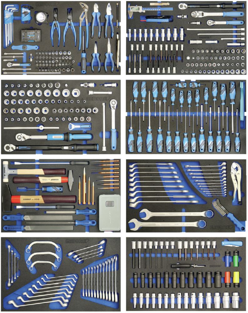 Produktbild KL-4998-400 Werkzeugwagen mit PKW Sortiment bild 10