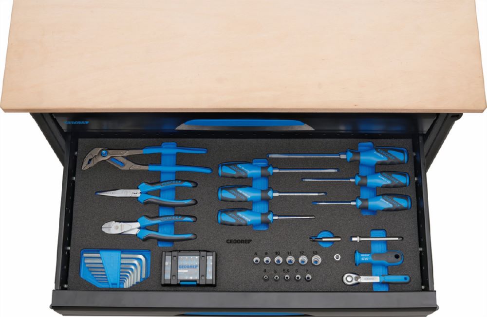 Produktbild 1110 WMW S-03 WorkMo B3 mit Werkzeugsortiment 110-tlg bild 11