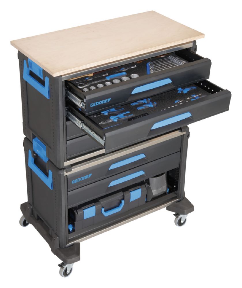 Produktbild GEDORE WorkMo B3 mit Werkzeugsortiment 110 teilig 1110 WMW S-03