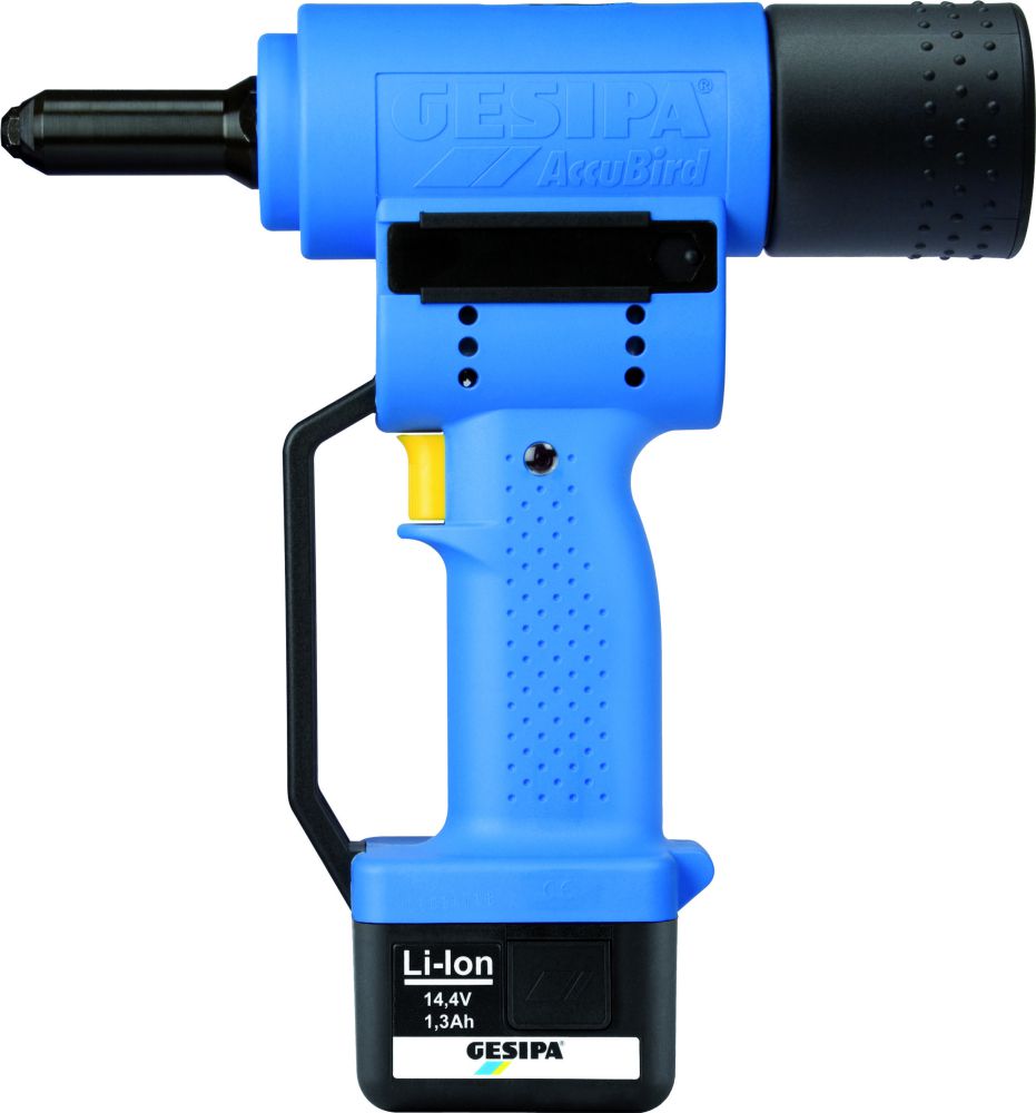 Produktbild GESIPA Blindniet-Setzgerät AccuBird (mit 1 Li-Ion Akku 1,3 Ah - ohne Ladegerät im Karto