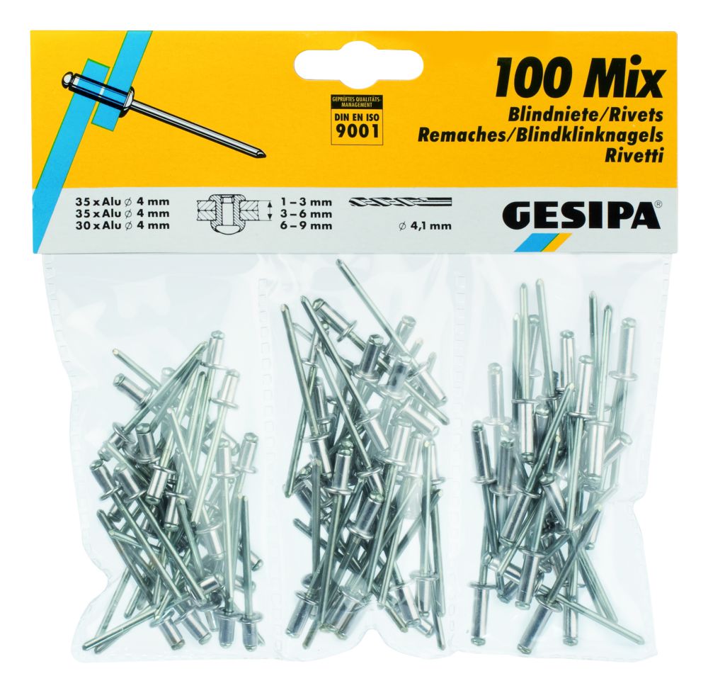 Produktbild GESIPA Blindniet-Sortiment (100-teilig)