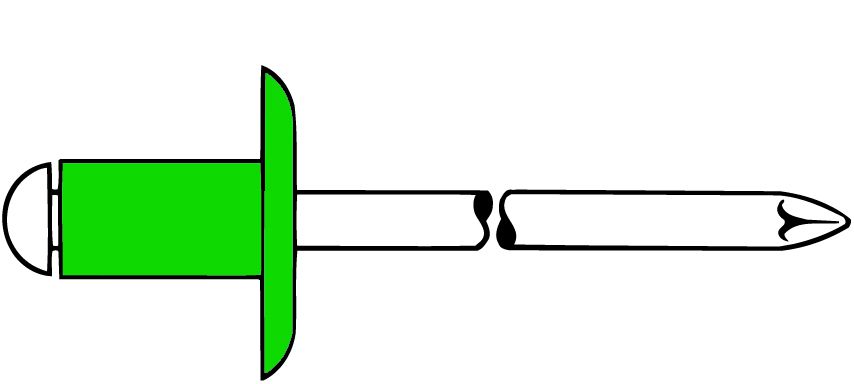 Produktbild GESIPA Blindniete A4-Edelstahl Grosskopf 4,8 x 30 K15, 100 St.