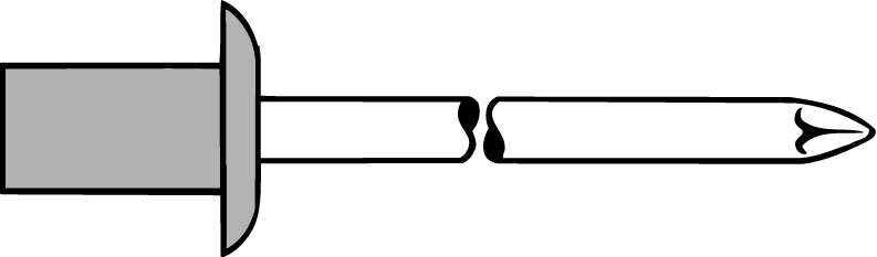 Produktbild GESIPA CAP-Blindniete Alu/Nirosta 4,8 x 18, 500 St.