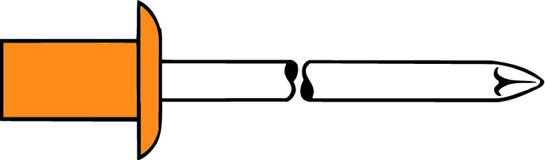 Produktbild GESIPA CAP-Blindniete Kupfer/Nirosta 3,2 x 7,5, 500 St.