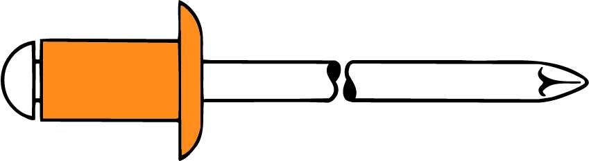 Produktbild GESIPA Blindniete Kupfer/Stahl 3 x 10, 500 St.