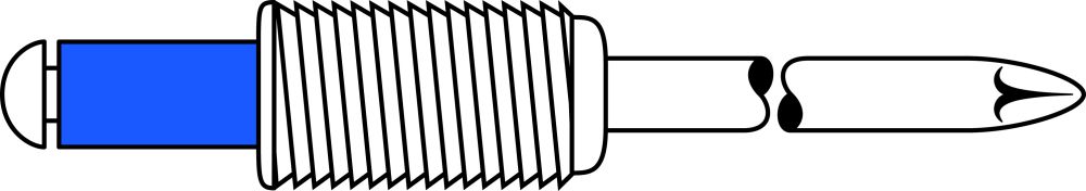 Produktbild GESIPA Blindniete Gewinde Stahl/Stahl M 6 x 15 / 4 x 8, 250 St.