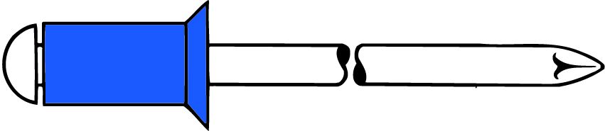 Produktbild GESIPA Blindniete Stahl/Stahl Senkkopf 5 x 25, 250 St.