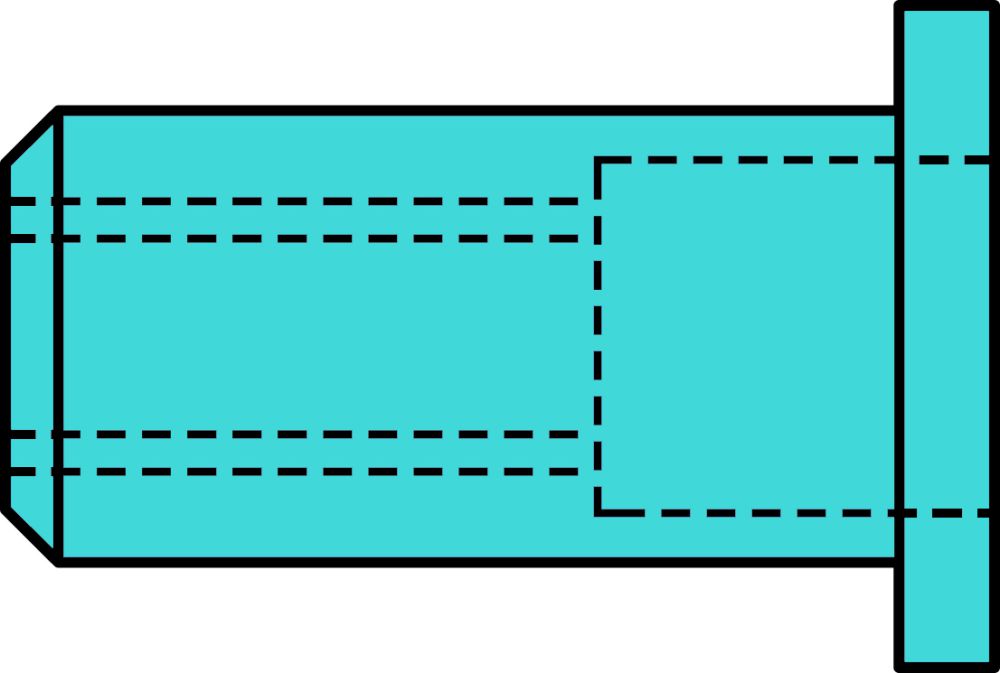 Produktbild GESIPA Blindnietmuttern A2-Edelstahl M 5 x 7 x 11,5, 500 St.
