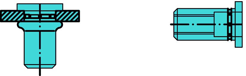 Produktbild GESIPA PolyGrip Blindnietmuttern Mini-Pack Edelstahl A2 M 8 x 11 x 20, 25 Stk.