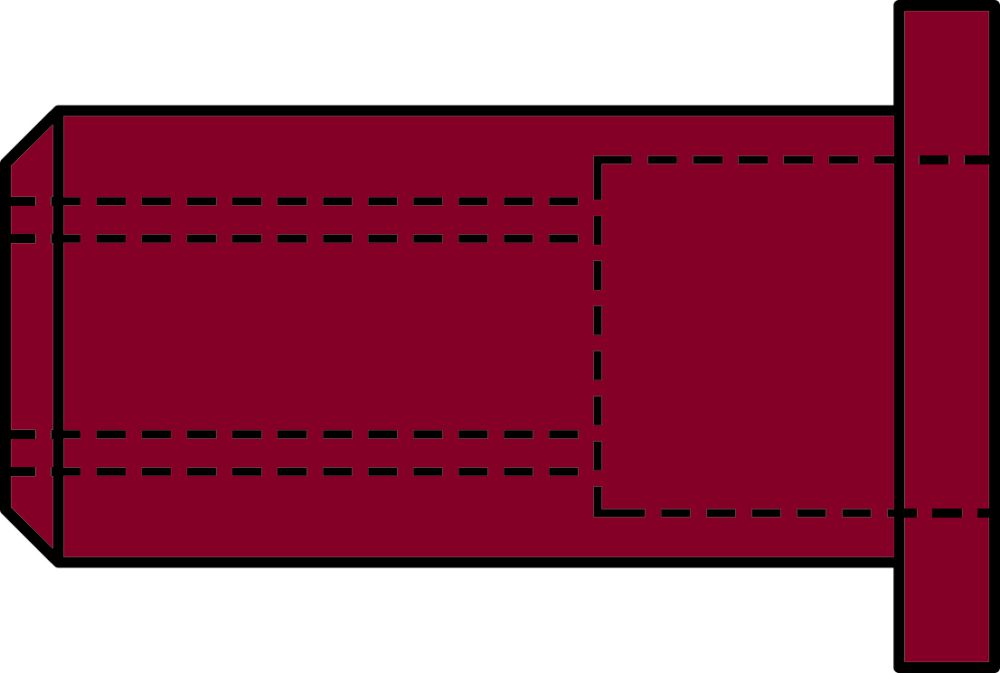 Produktbild GESIPA Blindnietmuttern Monel M 8 x 11 x 17 K 14, 100 St.