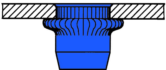 Produktbild GESIPA Blindnietmuttern Stahl-gerändelt Senkkopf M 5 x 7 x 15,5, 500 St. bild 2