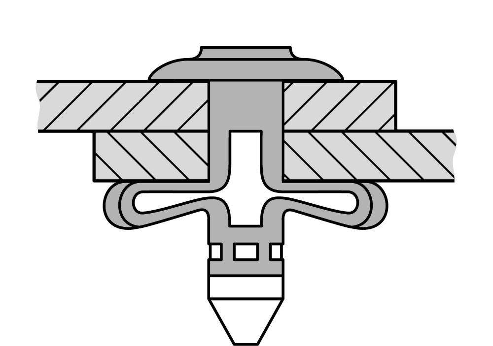 Produktbild GESIPA BULB-TITE Blindniete Alu/Alu 5,2 x 19,1 EPDM, 250 St.