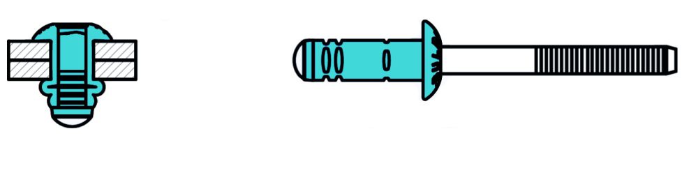 Produktbild GESIPA GBulb A2-Edelstahl 6,4 x 25, 150 St.