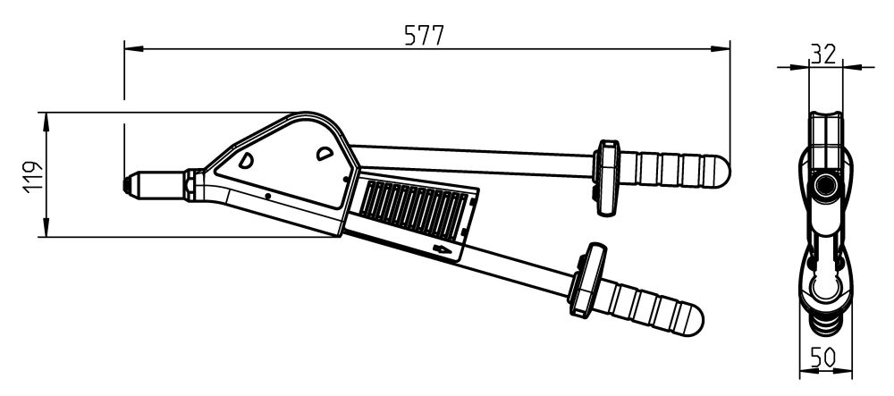 Produktbild GESIPA Hebelnietgerät HN 2-BT bild 2
