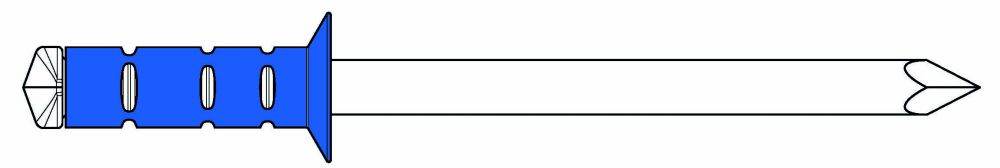 Produktbild GESIPA PolyGrip Blindniete Stahl/Stahl Senkkopf 4 x 6, 500 St.