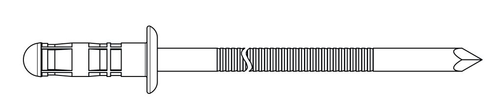 Produktbild GESIPA Poly-Bulb Blindniete Stahl/Stahl 4,8 x 16, 500 St.