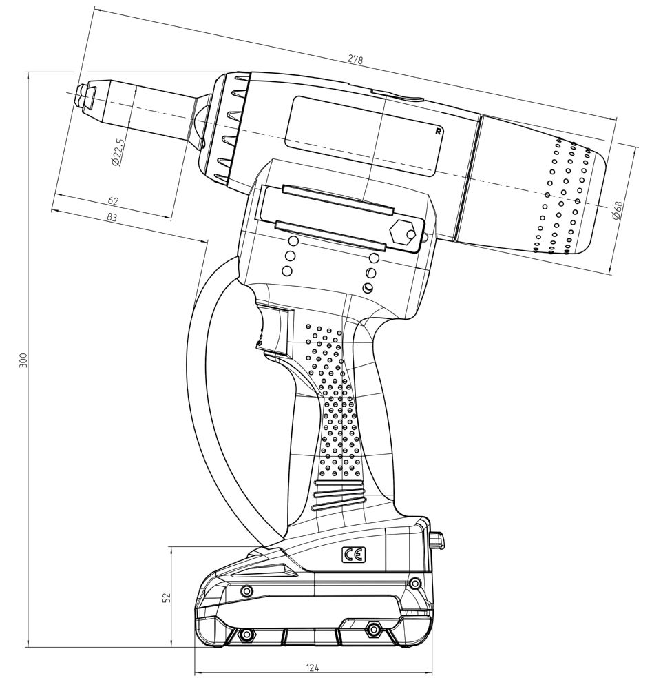 Produktbild GESIPA ACCUBIRD PRO mit Andruckauslösung (AV) ohne Akku und Ladegerät im Karton bild 2