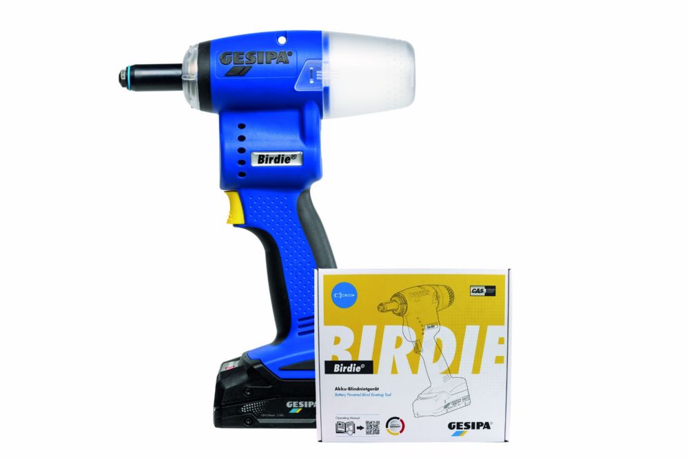 Produktbild GESIPA Birdie mit 1x Akku 2,0 Ah und 1 x Ladegerät im Karton bild 4