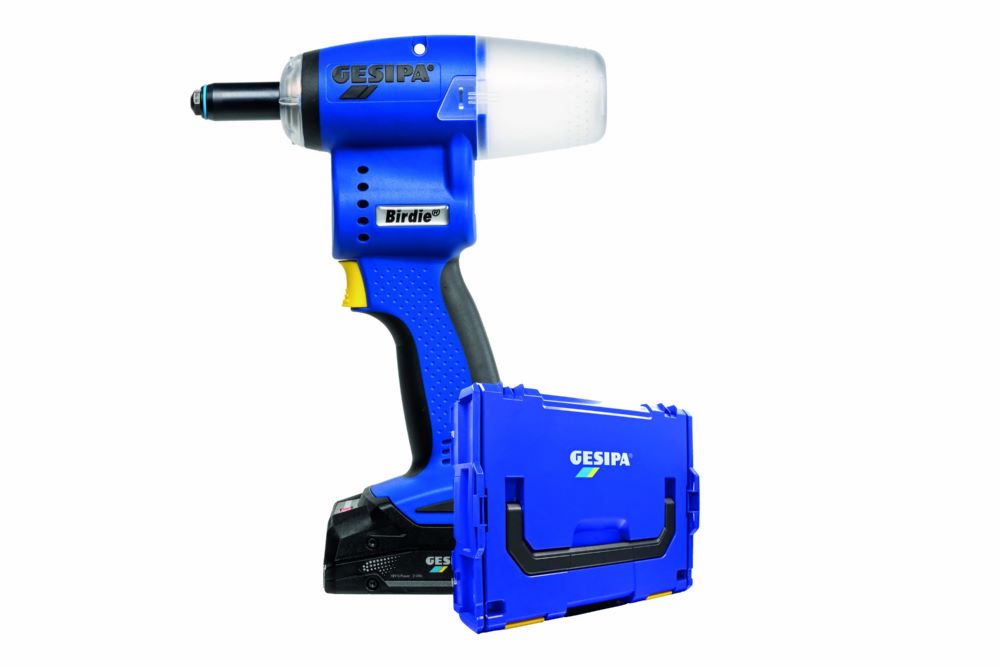 Produktbild GESIPA Birdie mit 2x Akku 2,0 Ah und 1x Ladegerät in L-Boxx bild 2