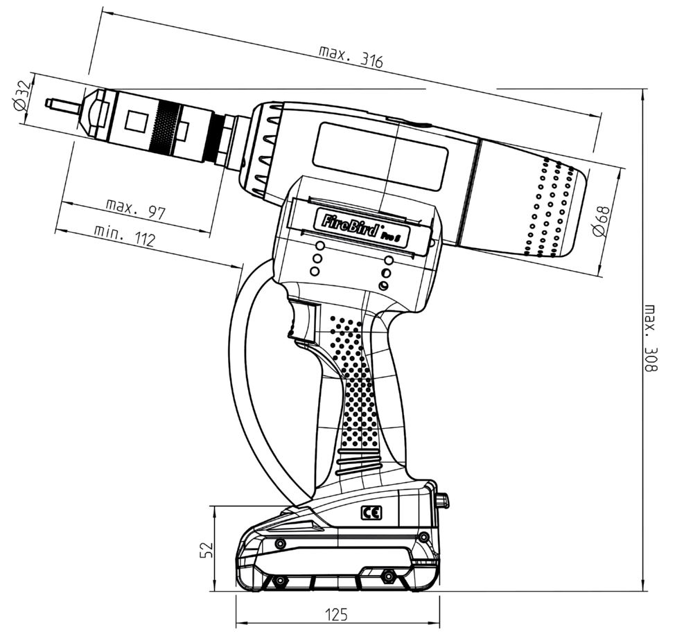 Produktbild GESIPA FIREBIRD PRO S GoldEdition inklusive 1 x Akku und Ladegerät in L-Boxx bild 2