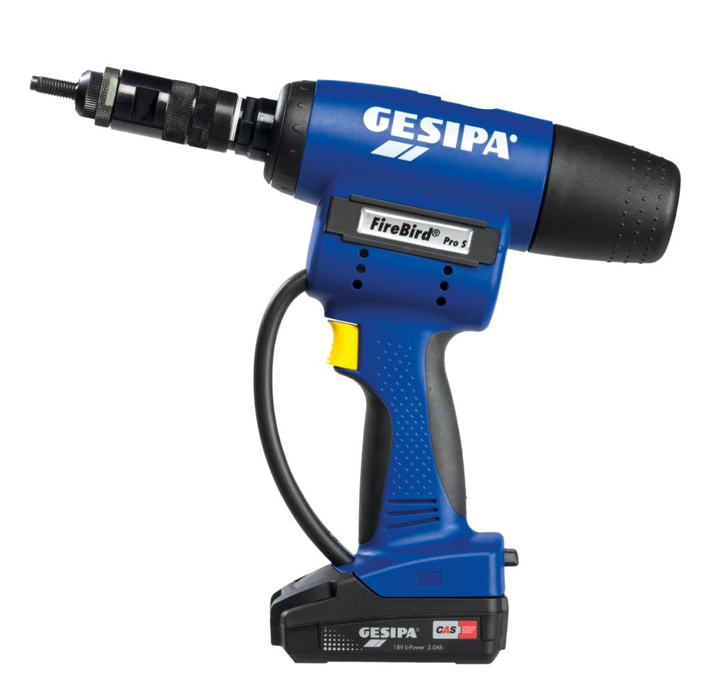 Produktbild GESIPA FIREBIRD PRO S GoldEdition ohne Akku und Ladegerät im Karton