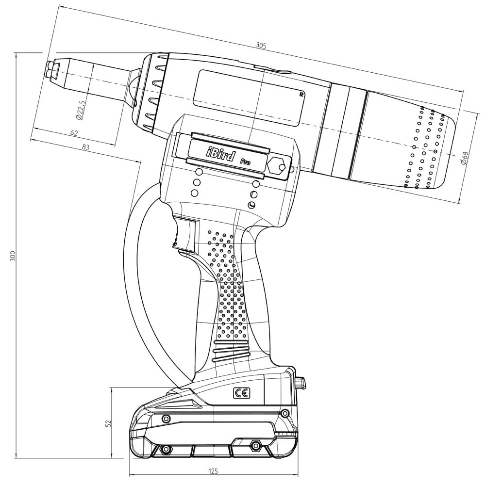 Produktbild GESIPA iBIRD PRO inklusive 2 x Akku 2,0 Ah und Ladegerät in L-Boxx 20000 N bild 2