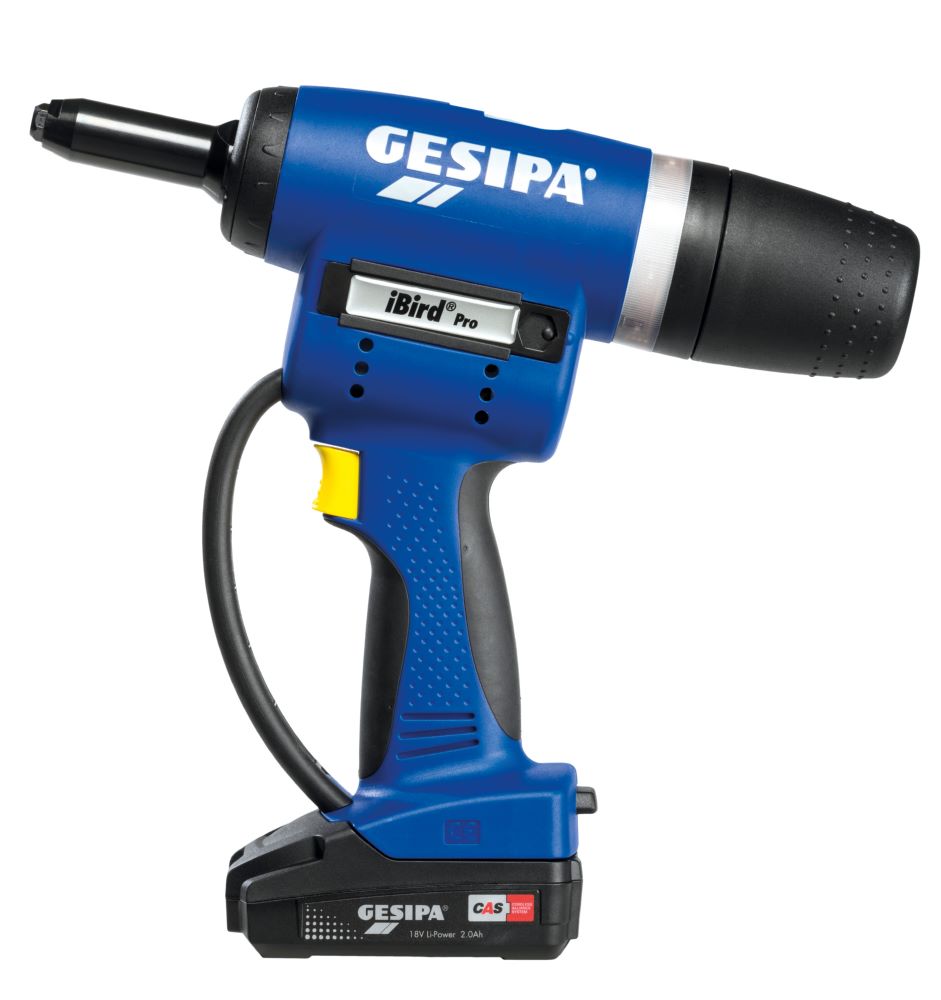 Produktbild GESIPA iBIRD PRO 20000 N ohne Akku und Ladegerät in L-Boxx Arbeitshub 25 mm