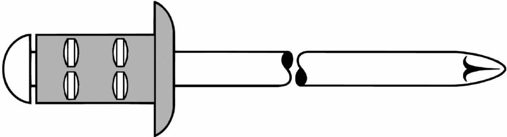 Produktbild GESIPA Blindniete PolyGrip Alu Nirosta 4,8 x 17 Mini Pack bild 2