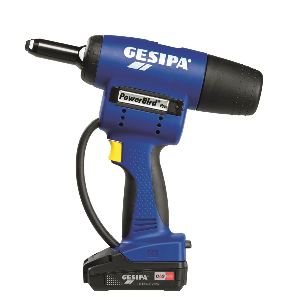 Produktbild GESIPA POWERBIRD PRO GoldEdition 20000 N ohne Akku und Ladegerät in L-Boxx