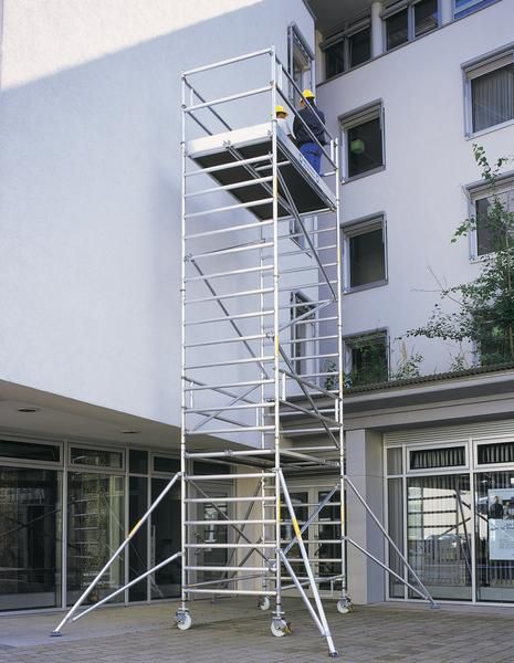 Produktbild Günzburger Rollgerüst mit flex Auslegern Doppelplattform AH 7,40 Meter Länge 3,00 Meter