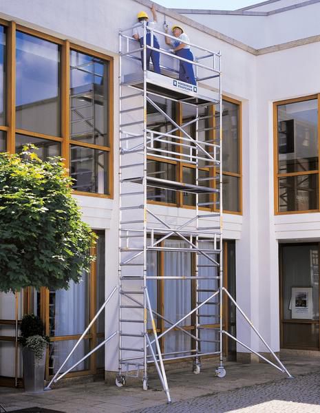 Produktbild Günzburger Rollgerüst flex Auslegern Plattform im 2 m Abstand AH 8,50 Meter