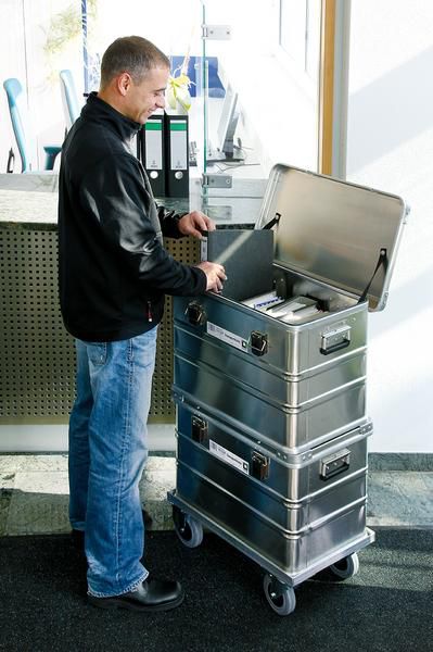 Produktbild Günzburger Aluminium Transportkiste stapelbar 902 x 495 x 379 bild 2