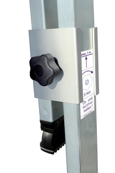 Produktbild Günzburger Alu Stehleiter treppengängig 2 x 6 Sprossen bild 3