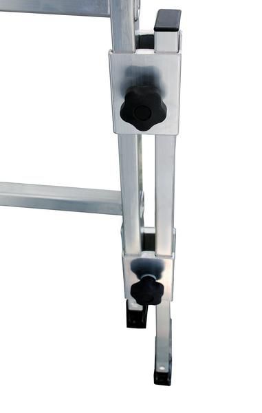 Produktbild Günzburger Alu Stehleiter treppengängig 2 x 7 Sprossen bild 4