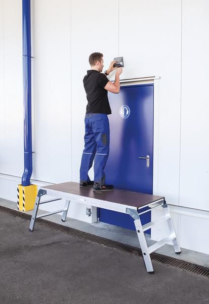 Produktbild Günzburger Aluminium Arbeitsdiele klappbar 170 x 60 cm