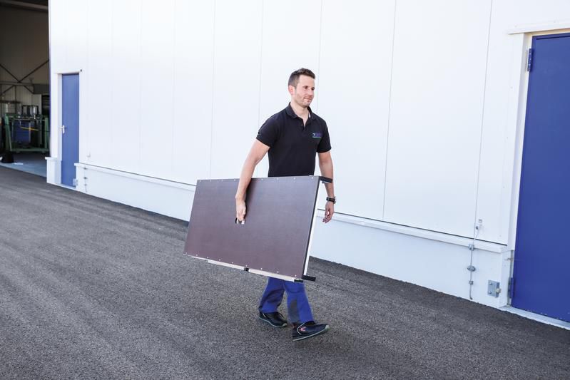 Produktbild Günzburger Aluminium Arbeitsdiele klappbar 170 x 60 cm bild 2