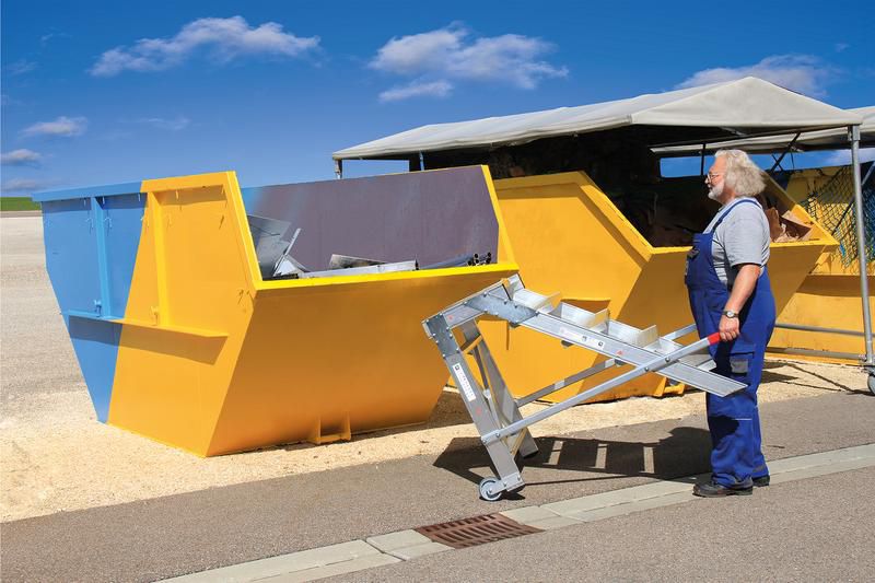 Produktbild Günzburger Aluminium Arbeitspodest fahrbar 1000 mm breit mit 4 Stufen bild 2